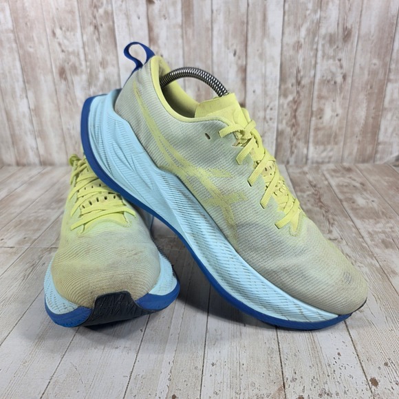 ASICS Gel-Kayano 30 Men's Running Shoes Yellow Blue FF Turbo Size 10 - Picture 6 of 8